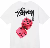 Stüssy Fuzzy Dice Tee White