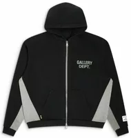 Gallery Dept. Contrast Panel Sweatshirt Washed Black/Heather Grey