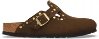 Birkenstock Boston Rivet Suede Carafe Tonal FB
