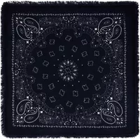 Kujten Small Cashmere Bandana Hachi Dark Navy Blue