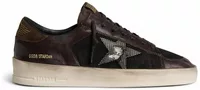 Golden Goose Stardan Brown Suede Black Mesh White Leather Star