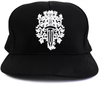Chrome Hearts Dagger Denim Baseball Hat Black White