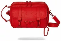 Sprayground James Global Red Crossbody Red