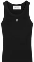 Cotton Ami De Coeur Tank Top Black/White Cream (W)