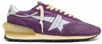 Purple Nylon Suede White Star
