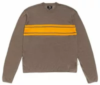 Stussy Lightweight Striped Sweater Brown