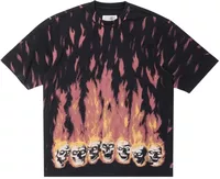 x MM6 Maison Margiela Liquid Blue Oversized Tee Black