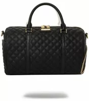 Sprayground Split Quilt Shark Mini Duffle Black