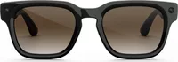 Fury AI Smart Glasses Brown Gradient Lens Black