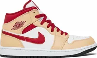 Beige White Red