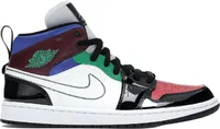 Nike Air Jordan 1 Mid SE Black White Multi-Color (W)