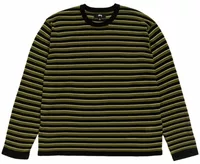 Stussy Lightweight Stripe Sweater Black