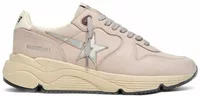 Golden Goose Running Sole Powder-Pink Leather Silver Star (W)