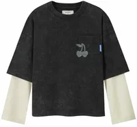 Nude Project Cherry Long-Sleeve Tee Ash