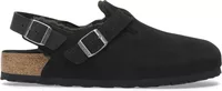 Birkenstock Tokio Shearling Suede Leather Black