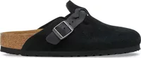 Birkenstock Boston Braided Suede Black