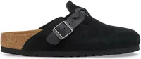 Birkenstock Boston Braided Suede Black