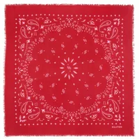 Cashmere Bandana Hachiko Red Flag / Candy Pink