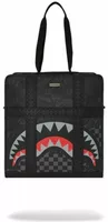 Sprayground 4AM Red Shark Carry-on Duffle Red