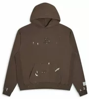 Gallery Dept. French Logo Painted Hoodie Sepia