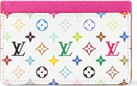 Louis Vuitton x Takashi Murakami Card Holder Multicolored