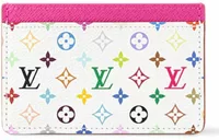 Louis Vuitton x Takashi Murakami Card Holder Multicolored