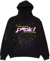 Sp5der Pullover Hoodie Black