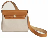 Herbag Zip 20 Bag Ecru Beige Naturel Sable