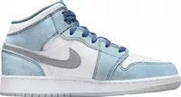 Nike Air Jordan 1 Mid SE French Blue Light Steel (GS)