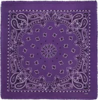 Small Cashmere Bandana Hachi Bico Purple