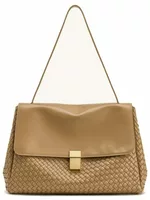 Woven Shoulder Bag Camel