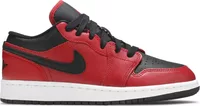 Nike Air Jordan 1 Low Gym Red Black Pebbled (GS)
