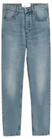 Tapered-Fit Cotton Jeans Used Blue