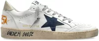 Golden Goose Ball-Star White Leather Black Heel