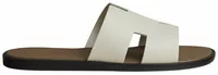 Hermes Izmir Sandal Beige Glaise Etoupe Epsom Calfskin Leather