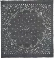 Kujten Extra Large Cashmere Bandana Effy Black