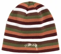 Stussy Smoothstock Striped Skullcap Brown