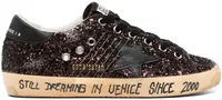 Golden Goose Super-Star Dark Brown Glitter (W)