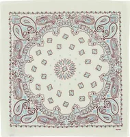 Cashmere Bandana Hachiko Bico White Burgundy Sienna