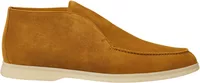 Loro Piana Open Walk Ankle Boot Suede Dark Saffron