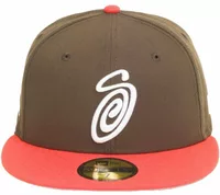 New Era 59FIFTY Swirly S Cap Brown/Orange