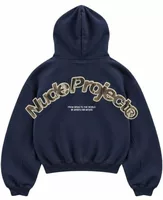 Beast Zip-Up Hoodie Navy