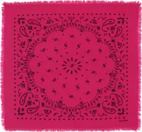 Small Cashmere Bandana Little Hachi Fuchsia