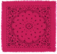 Kujten Small Cashmere Bandana Little Hachi Fuchsia