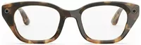 Meta Capri AI Smart Glasses Clear Lens Espresso Tortoise