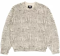 Stussy Mesh Print Sweater Mesh Net