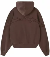 Marble Hoodie Brown