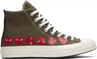 Converse Chuck Taylor All Star 70 Hi Comme des Garcons PLAY Multi-Heart Green
