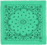 Small Cashmere Bandana Hachi Summer Green