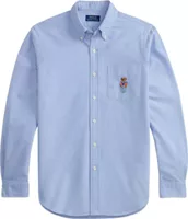Custom Fit Polo Bear Oxford Shirt Blue Harbour Island Bear
